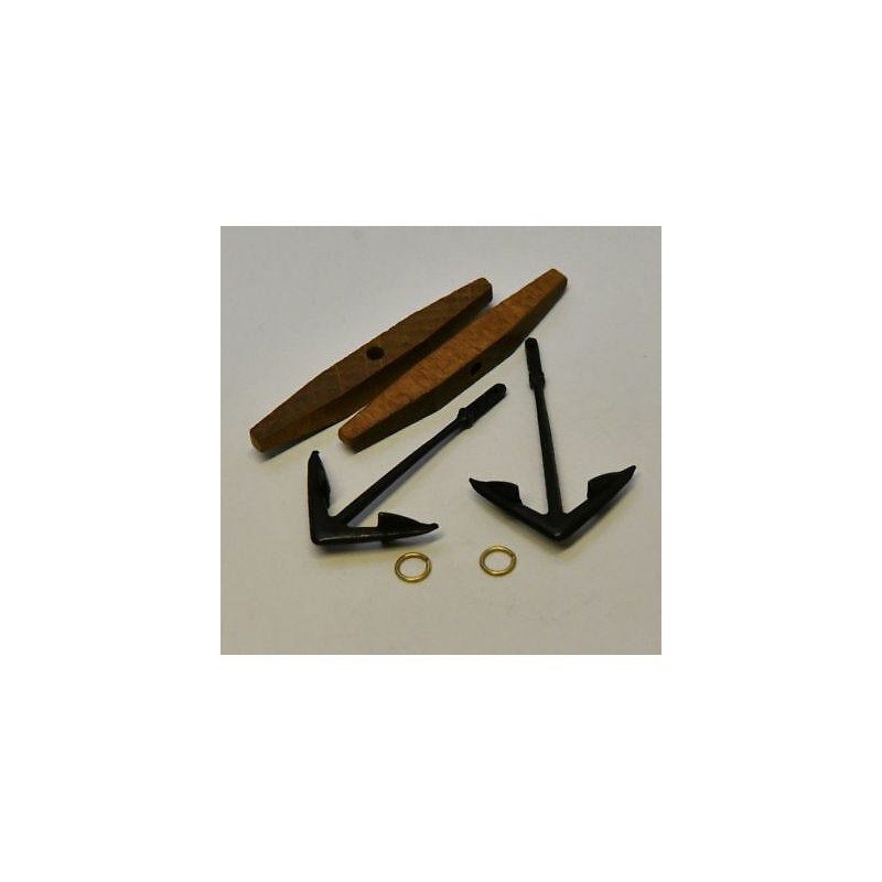 Mantua model Ancora con Ceppo 40x62mm. 2PZ