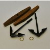 Mantua model Ancora con Ceppo 40x62mm. 2PZ