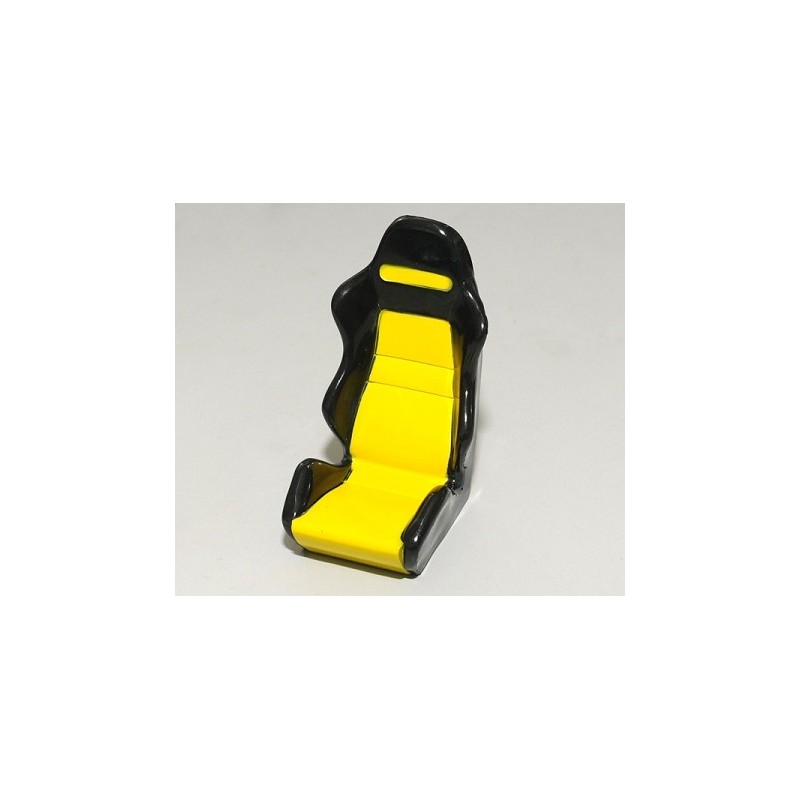 RC4WD : Sedile sportivo giallo 1/10